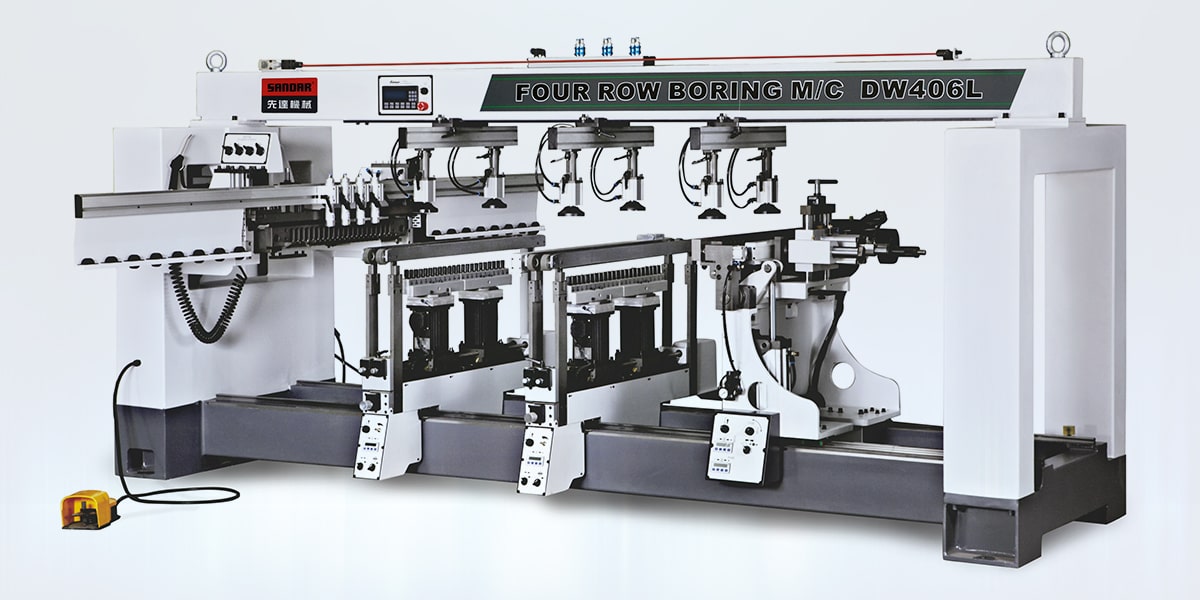 DW-406L四排多軸木工鉆床